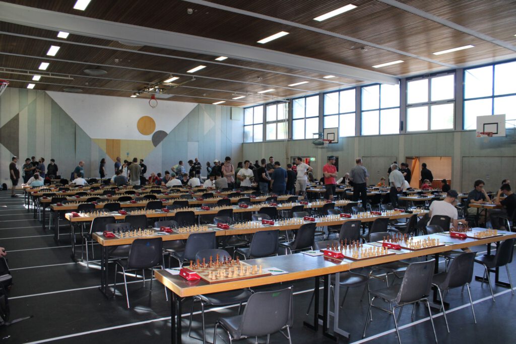 Blick in den Turniersaal